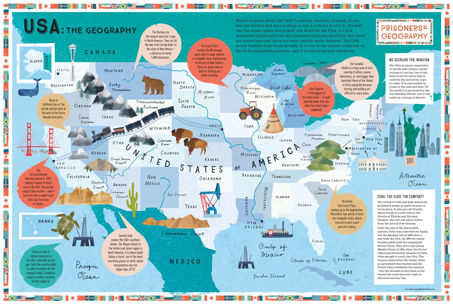 Prisoners of Geography World Map 500 Piece Jigsaw Puzzle | All Jigsaw Puzzles UK