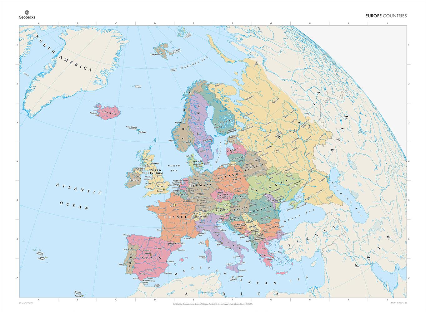 Europe Political Map