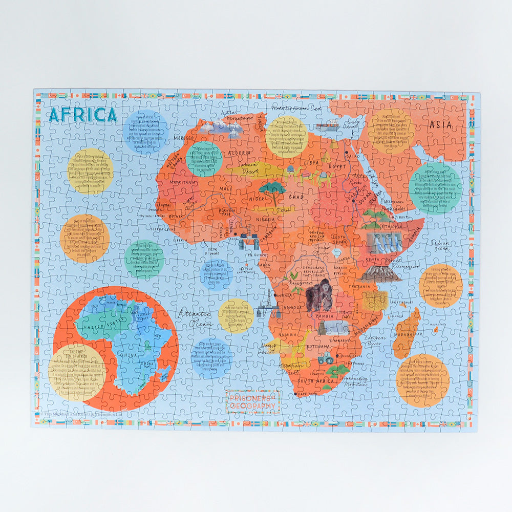 Prisoners of Geography Africa Map 500 Piece Jigsaw Puzzle