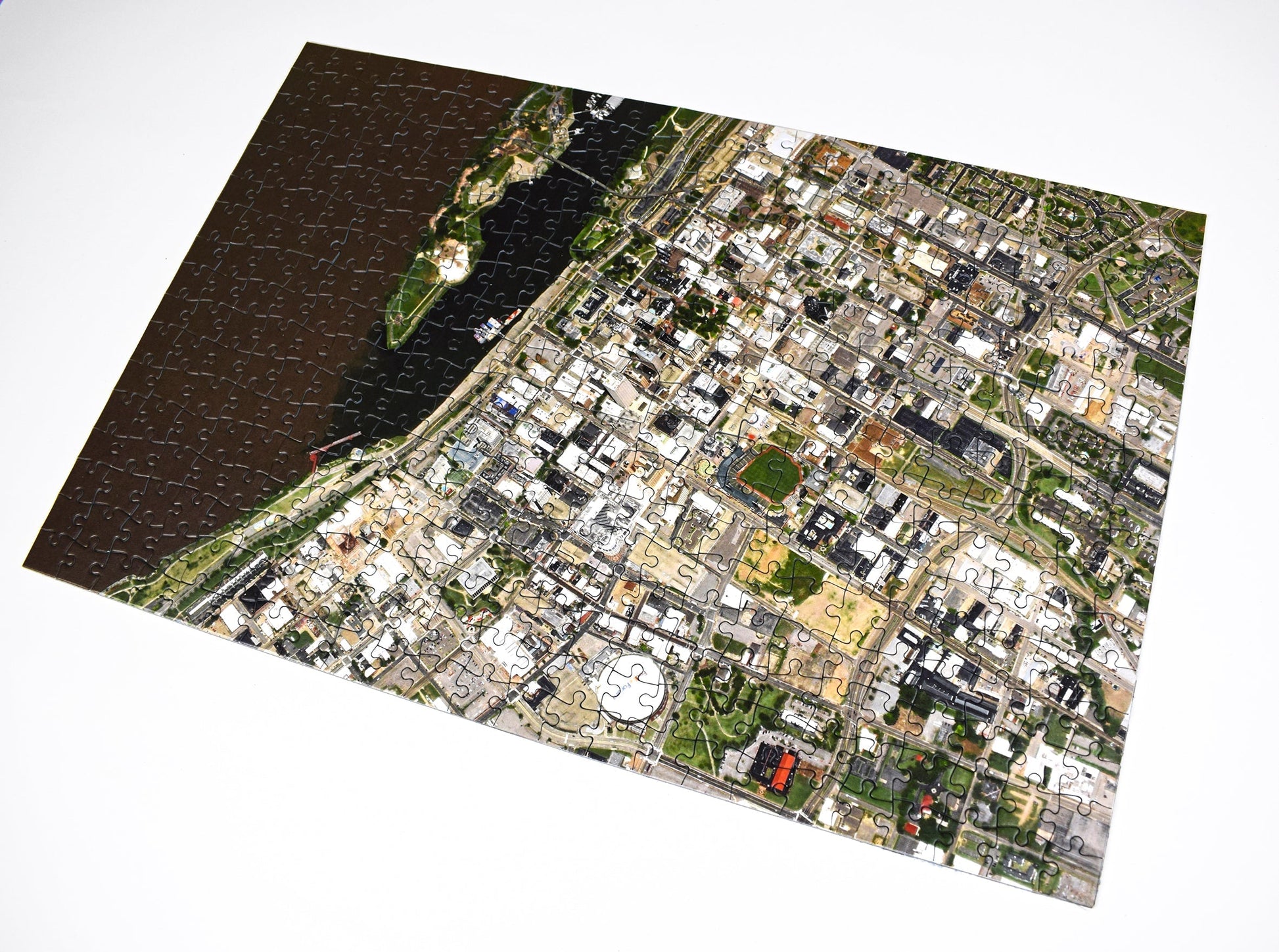 "My Hometown" Personalized Puzzle (USA Aerial Photography)