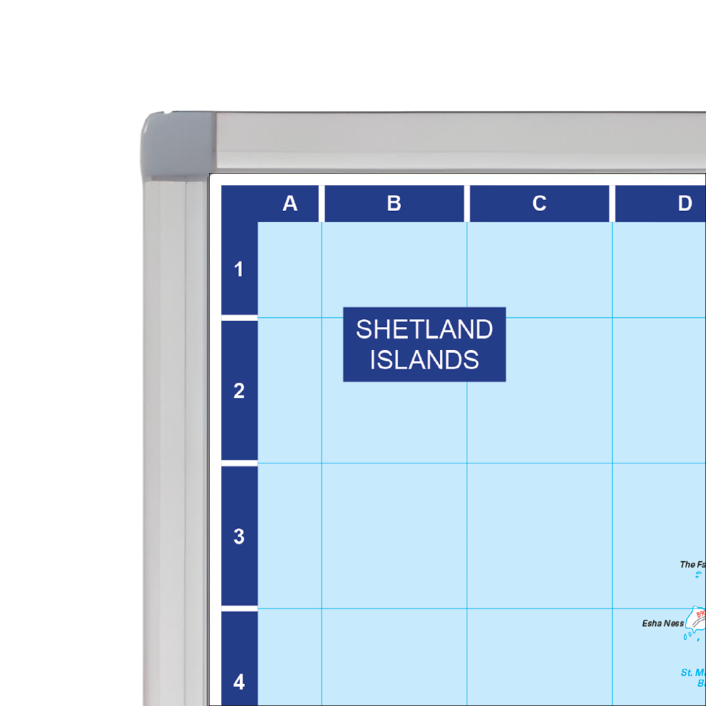 Supersize A to Z British Isles Motoring Wall Map