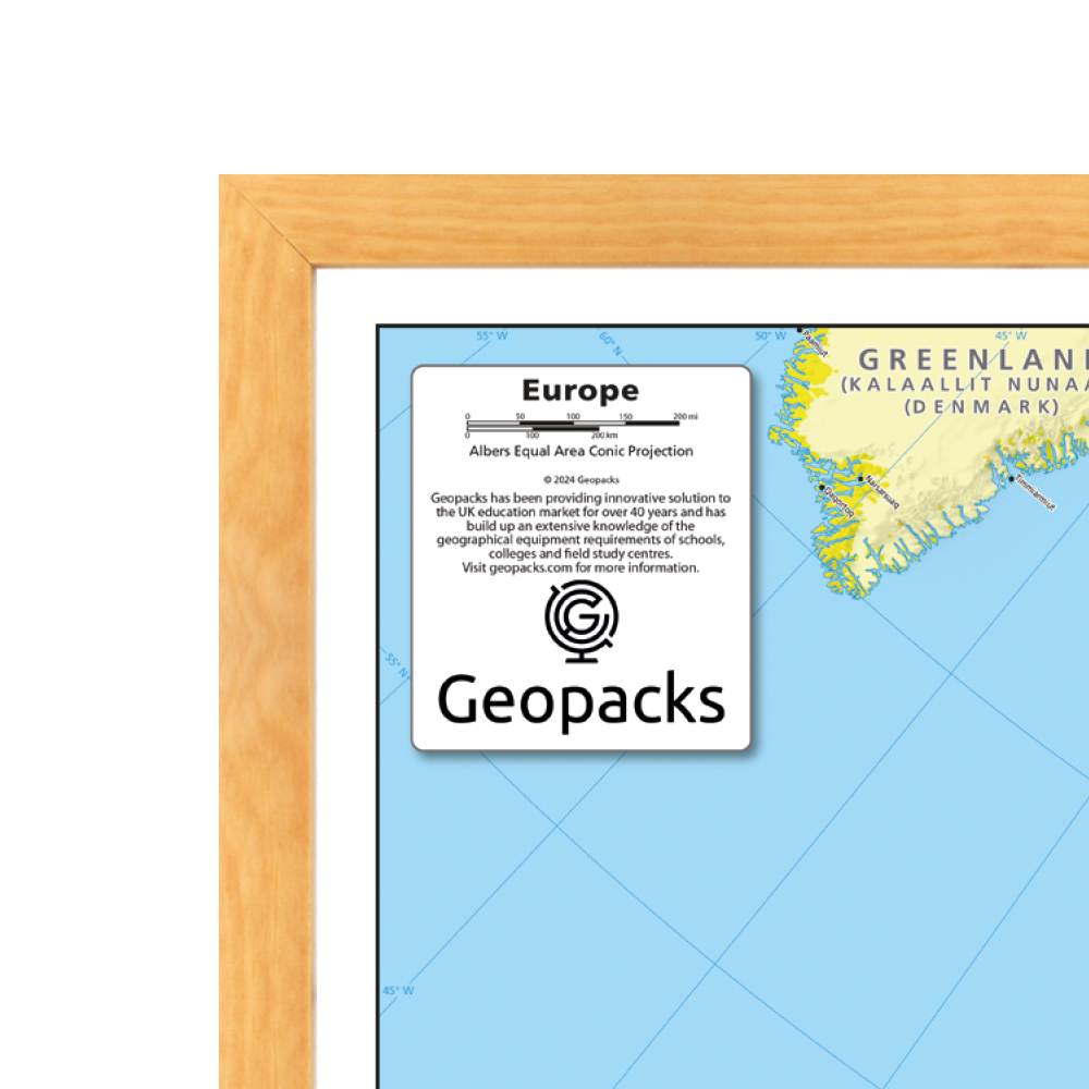 Giant Political Map of Europe – Geopacks