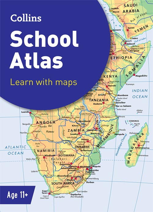 Collins School Atlases: Collins School Atlas - Ideal for learning at school and at home (Sixth edition)