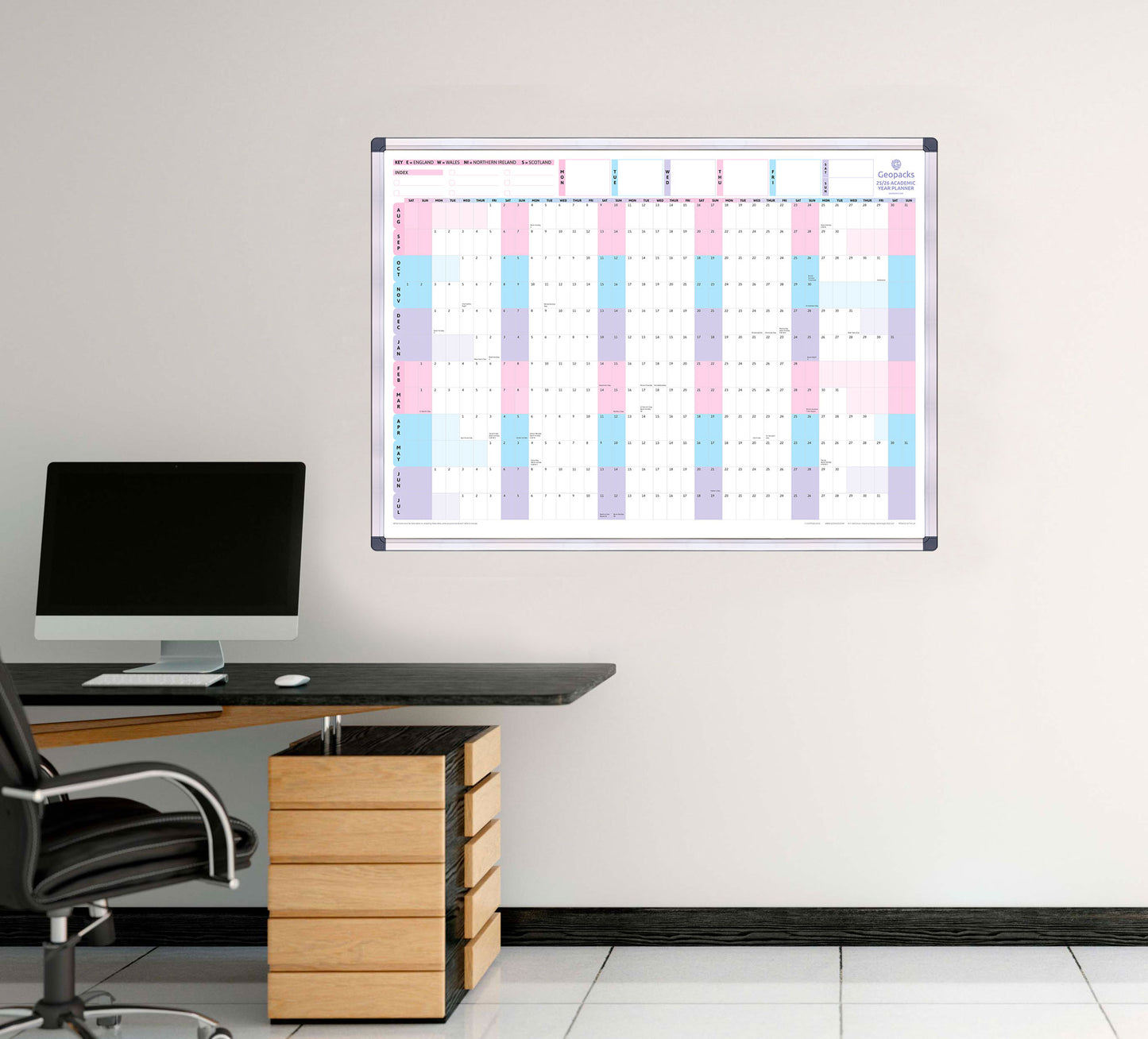 2025 / 2026 Academic Year Wall Planner