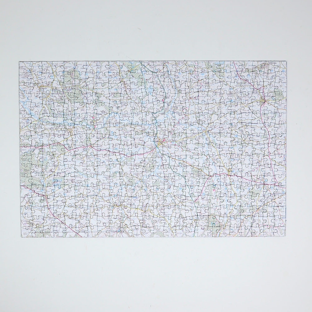 Hometown Map Jigsaw Puzzle - Centred on your School (or Home)