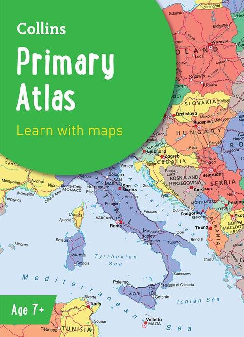 Collins School Atlases - Collins Primary Atlas: Ideal for learning at school and at home (Seventh edition)