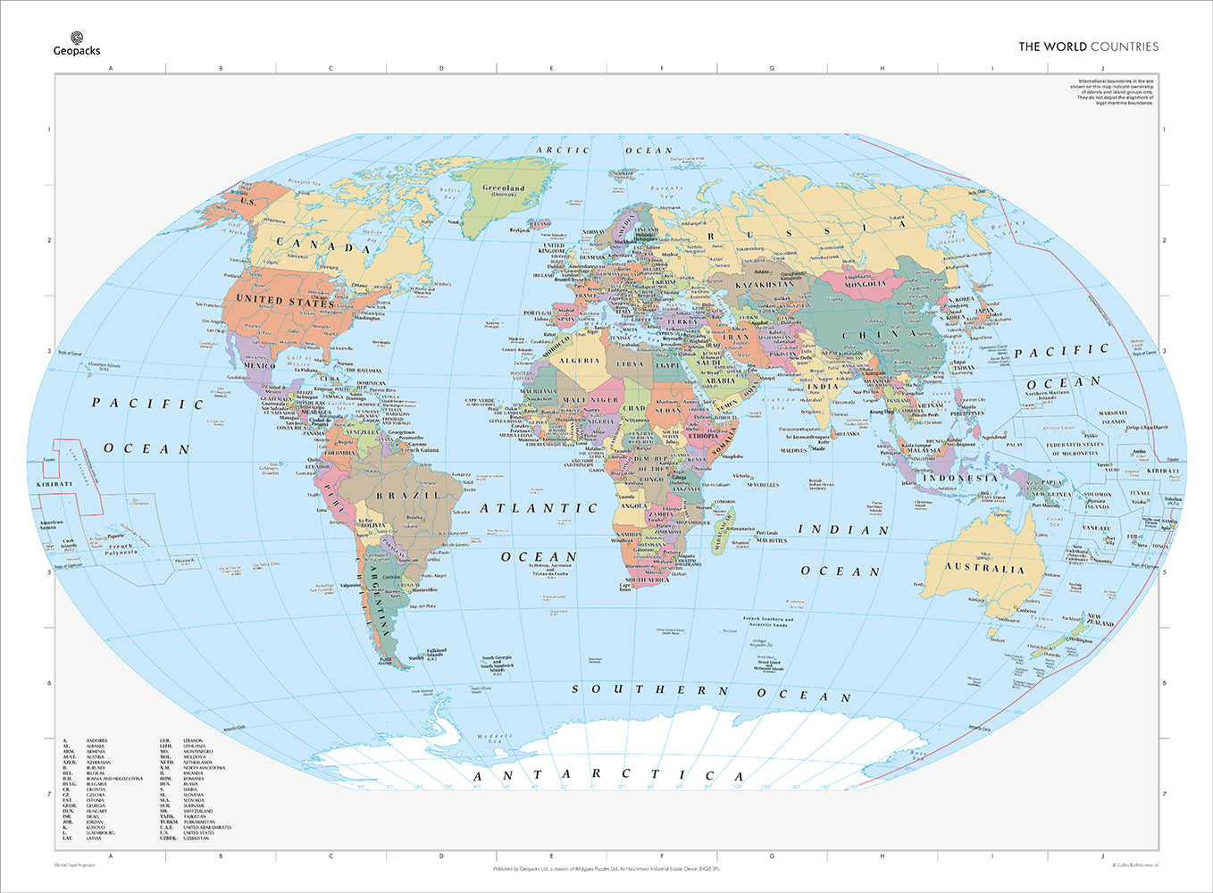 World Countries Map