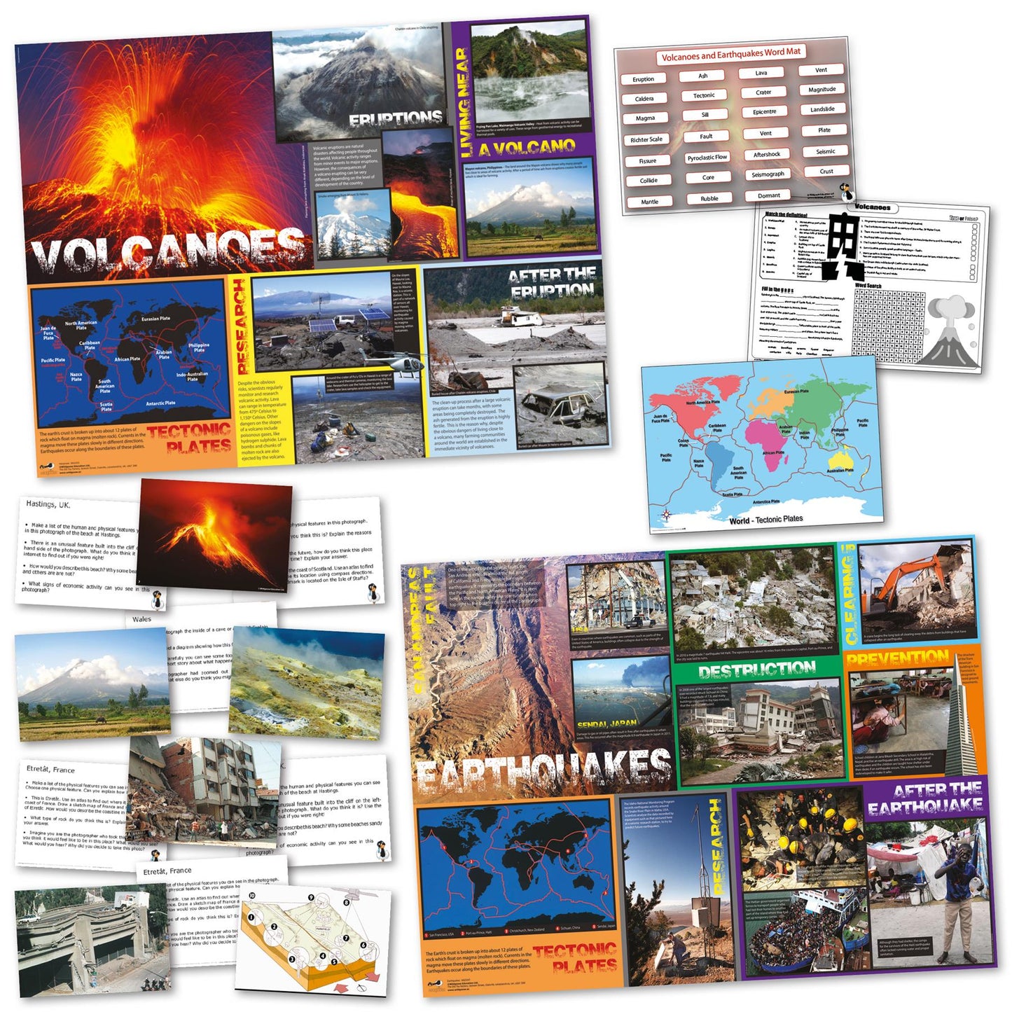 Earthquakes and Volcanoes Curriculum Pack