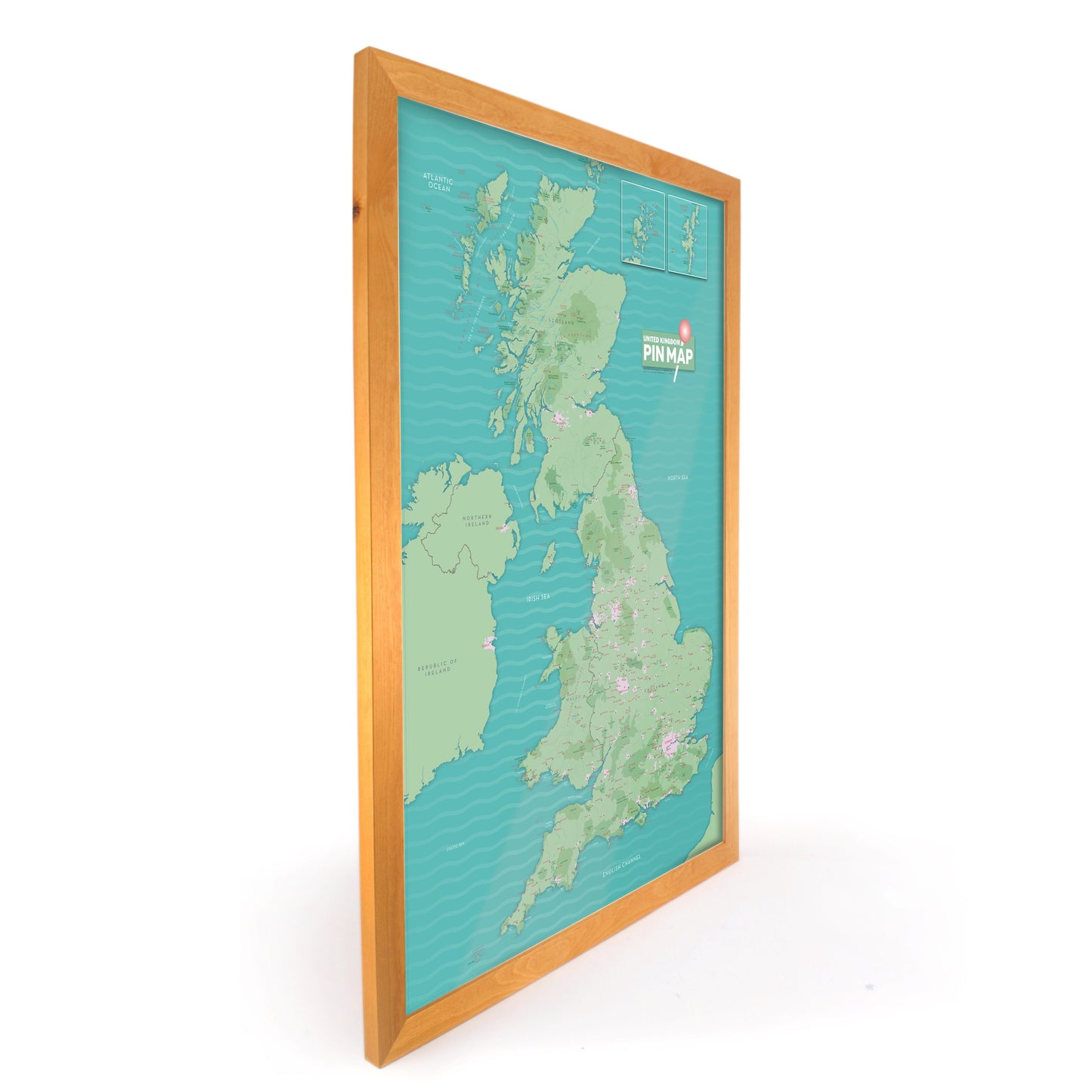 Map Gift - UK Pinboard Map